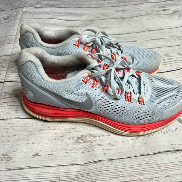 Nike Lunarglide 4 Blue Running Shoes  Size 10 - Picture 8 of 11